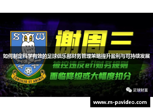 如何制定科学有效的足球俱乐部财务管理策略提升盈利与可持续发展 如何制定科学有效的足球俱乐部财务管理策略提升盈利与可持续发展